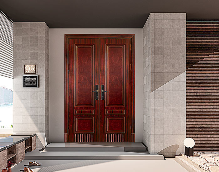 Wood Security Door